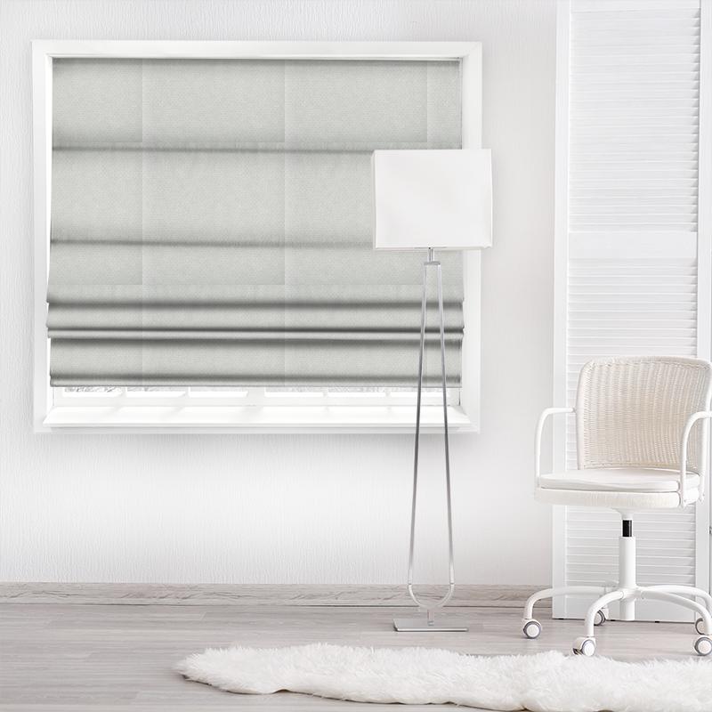 Prestigious Textiles Canterbury Oxford Stone Made To Measure Roman Blind
