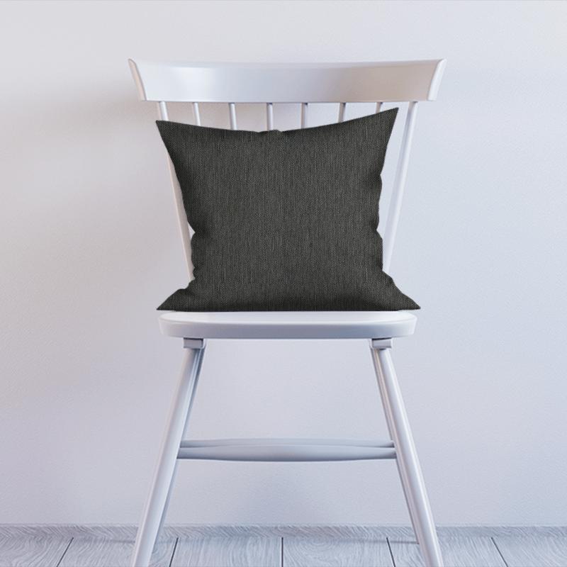 Prestigious Textiles Essence II Herringbone Graphite Cushion