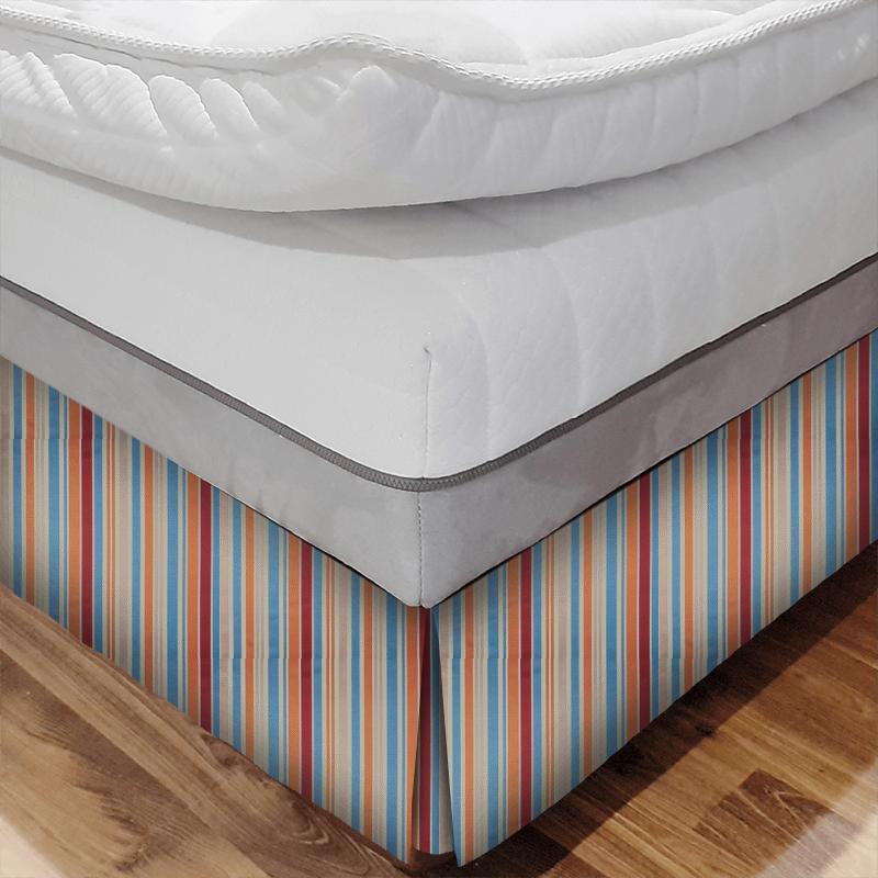 Bill Beaumont Carnival Parade Orange Bed Base Valance