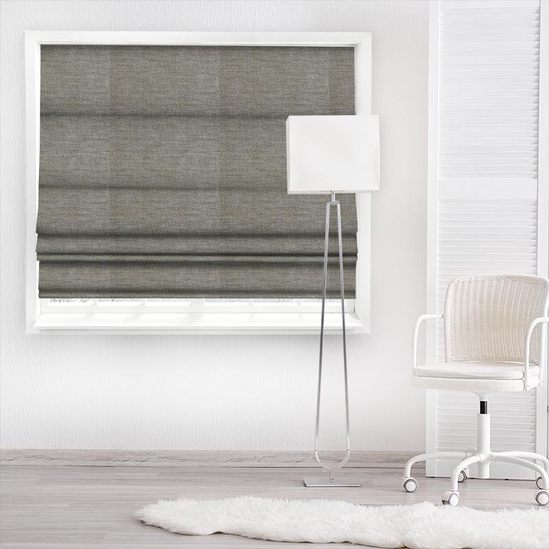 Bill Beaumont Hideaway Calm Mono Haze Made To Measure Roman Blind
