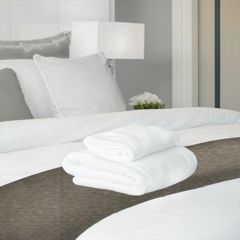 Bill Beaumont Hideaway Calm Stone Bed Runner