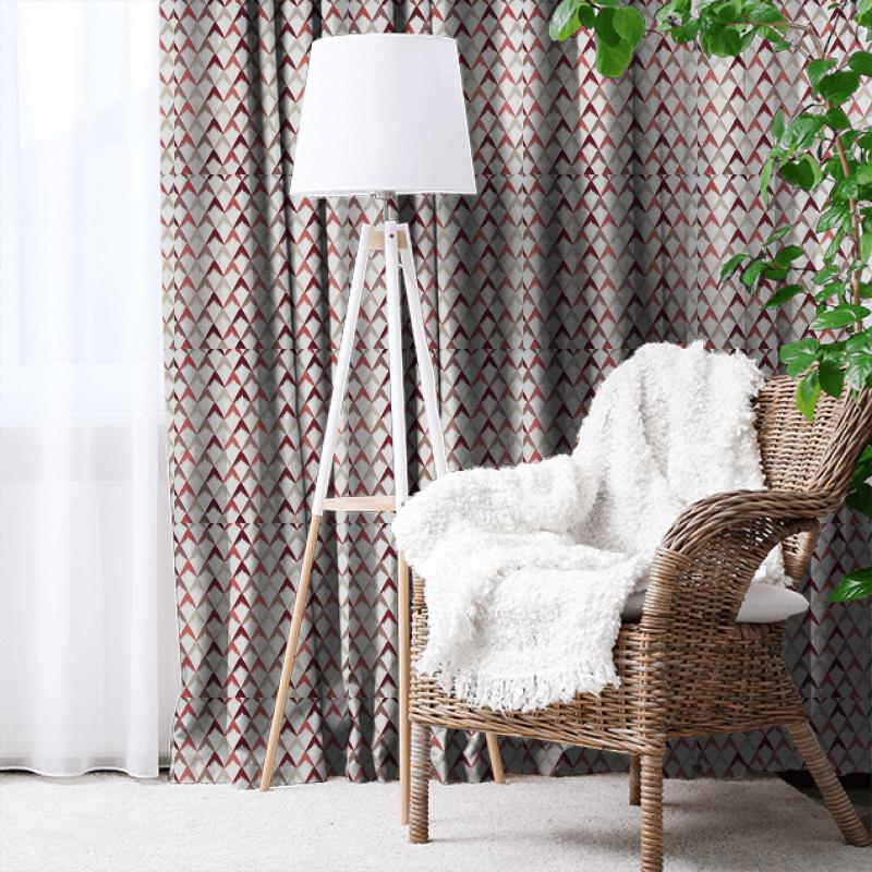 Bill Beaumont Hideaway Sanctuary Rouge Made To Measure Curtain