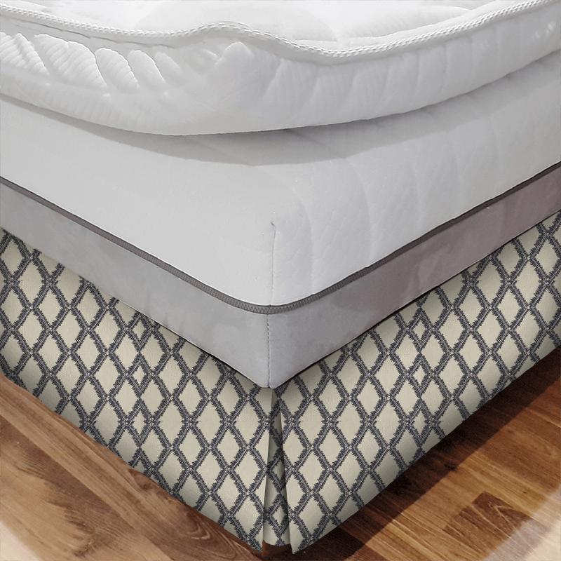 Shelter Navy Bed Base Valance Bill Beaumont Hideaway Shelter Navy Bed Base Valance