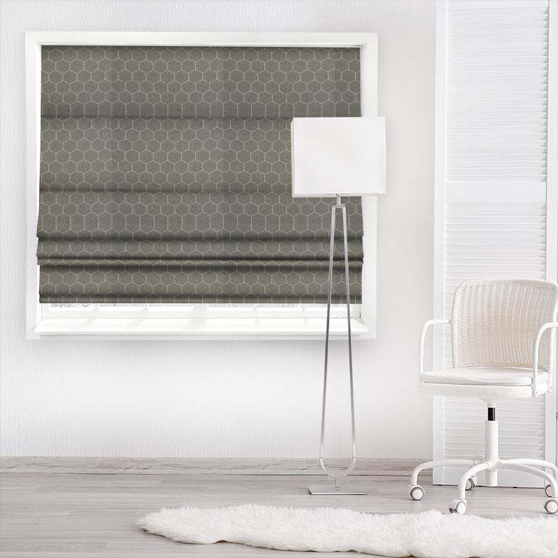 Bill Beaumont Sherwood Beehive Shadow Made To Measure Roman Blind