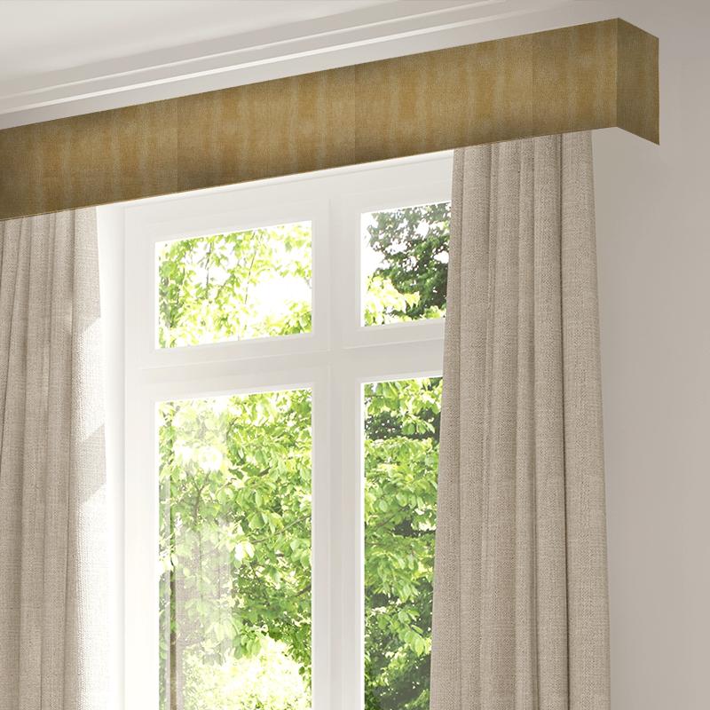Bill Beaumont Sherwood Burrow Mustard Pelmet