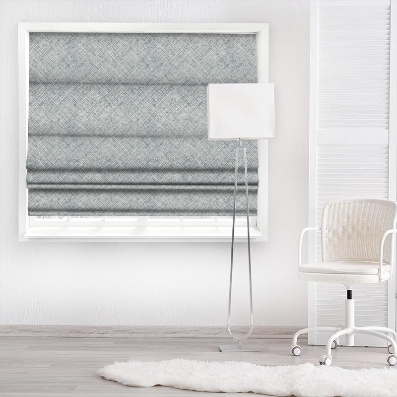 Delirium Stone Blue Made To Measure Roman Blind Bill Beaumont Utopia Delirium Stone Blue Made To Measure Roman Blind