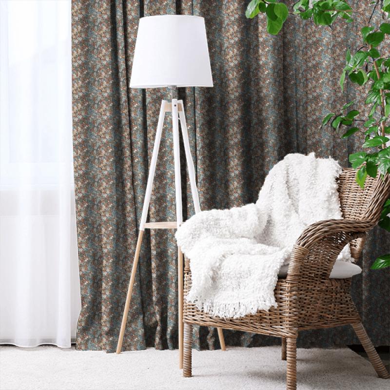 iLiv Botanist Botanist Autumn Made To Measure Curtain