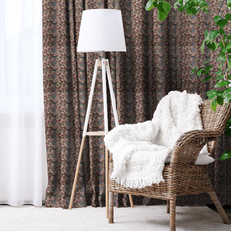 iLiv Botanist Botanist Garnet Made To Measure Curtain