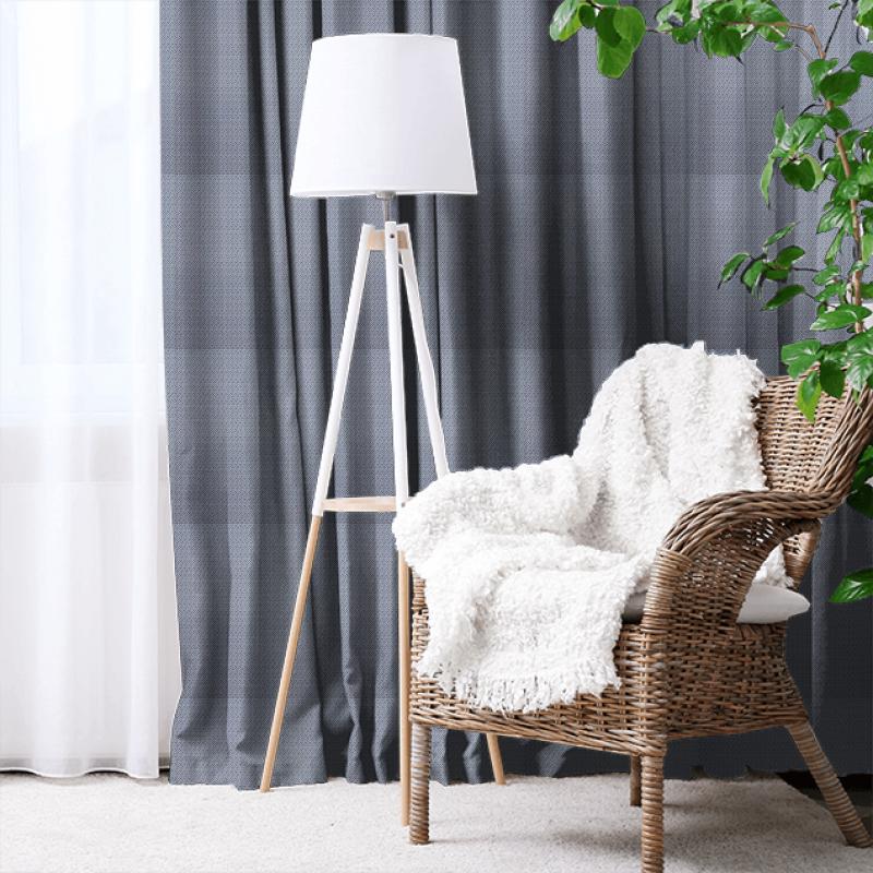 iLiv Navajo Aztec Indigo Made To Measure Curtain