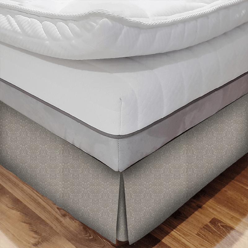 Alexandria Pewter Bed Base Valance iLiv Teatro Alexandria Pewter Bed Base Valance