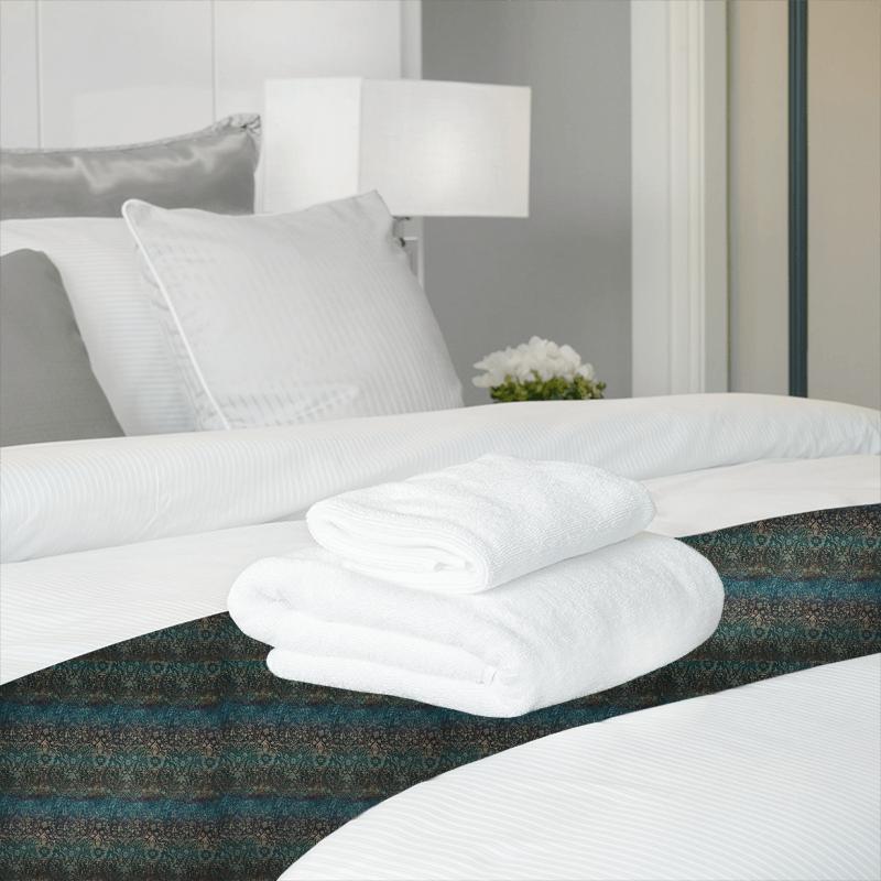 Prestigious Textiles Journey Beyond Fable Lagoon Bed Runner