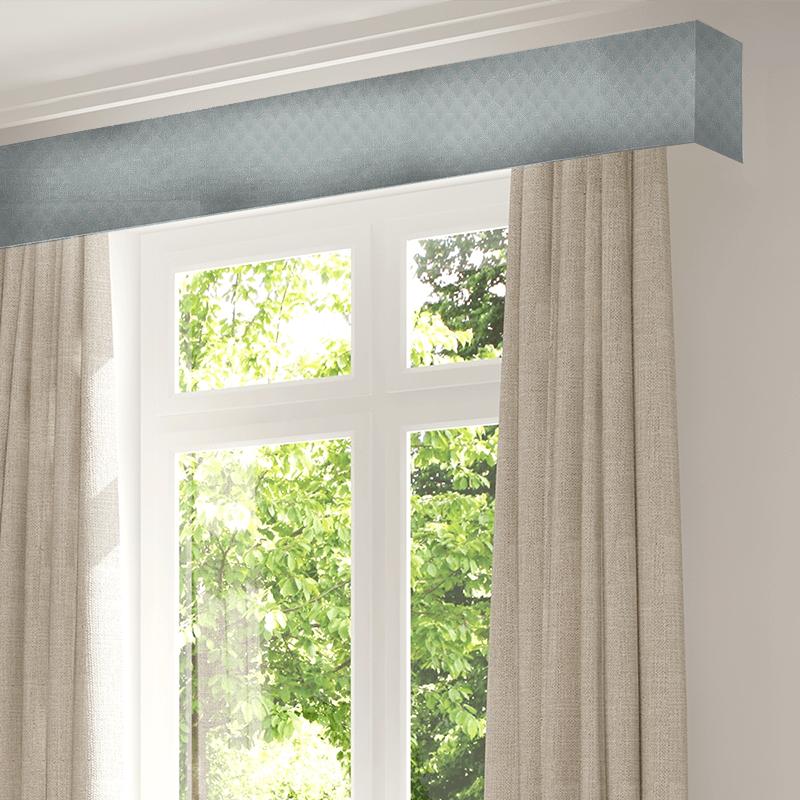 Prestigious Textiles Gatsby Boudoir Sky Pelmet