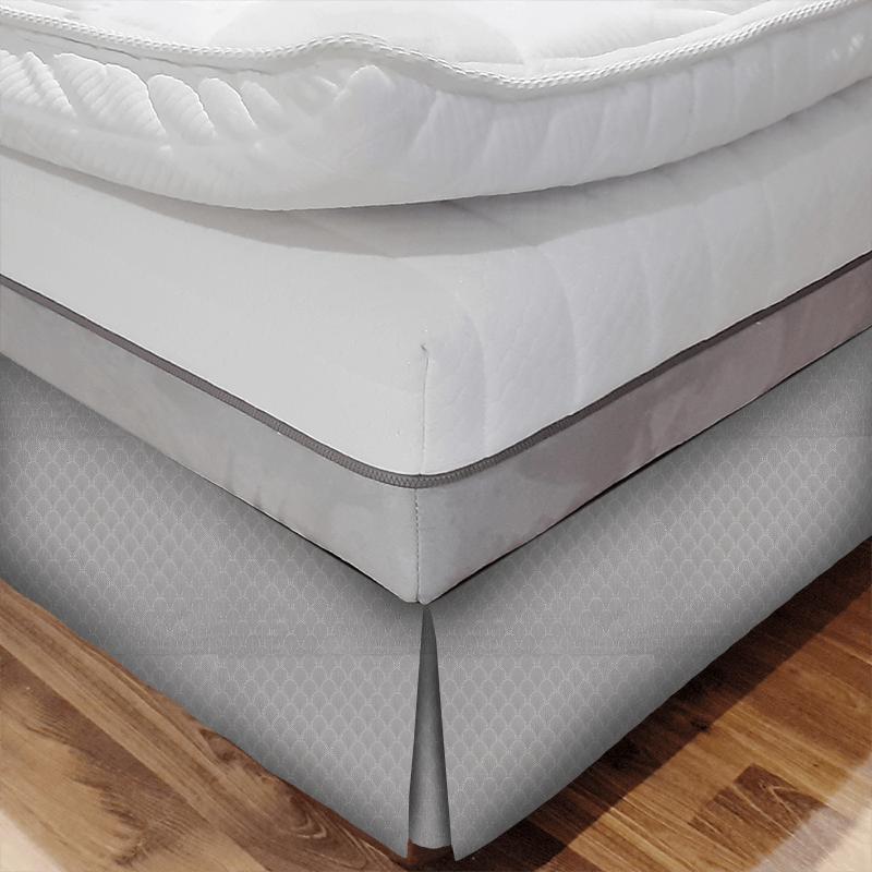Prestigious Textiles Gatsby Boudoir Chrome Bed Base Valance