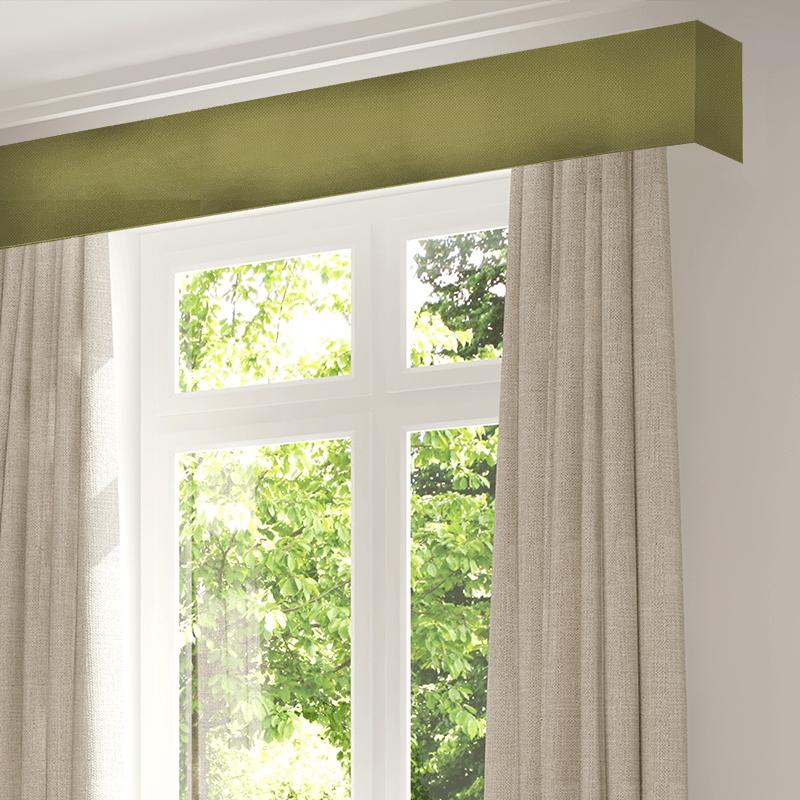 Prestigious Textiles Gatsby Charleston Olive Pelmet