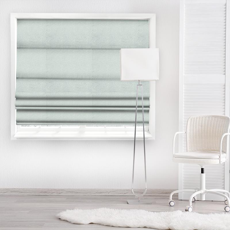 Prestigious Textiles Gatsby Rosecliff Sky Made To Measure Roman Blind