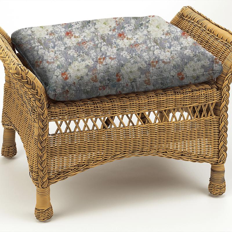 Giverny Lupin Box Cushion Prestigious Textiles Riviera Giverny Lupin Box Cushion