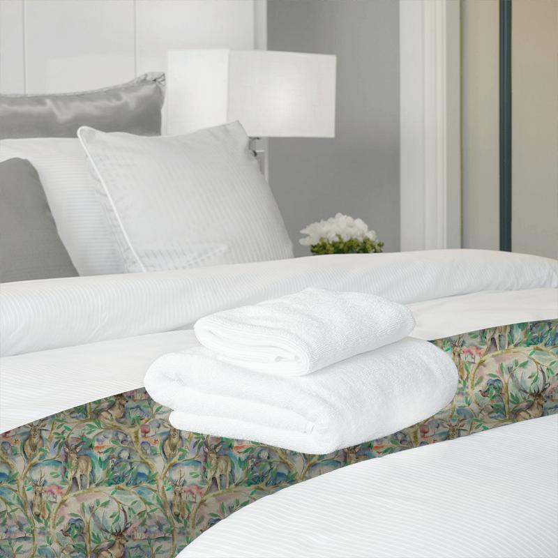 Voyage Decoration Country Book Winlater Teal Bed Runner
