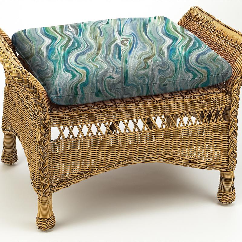 Voyage Decoration Midnight Reflections Jasper Sage Box Cushion