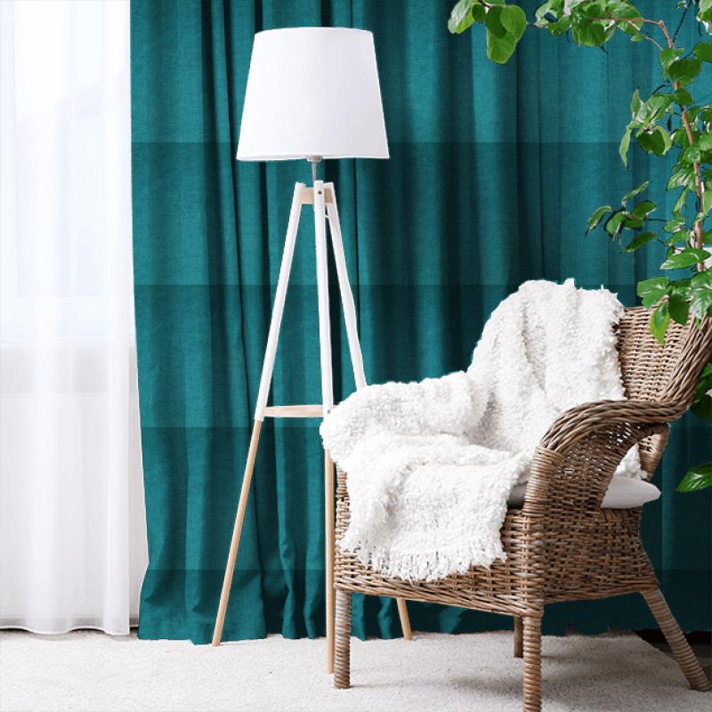Wemyss Fiora Fiora Cyan Made To Measure Curtain