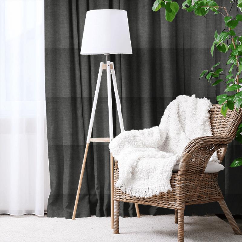 Wemyss Fiora Fiora Smoke Made To Measure Curtain