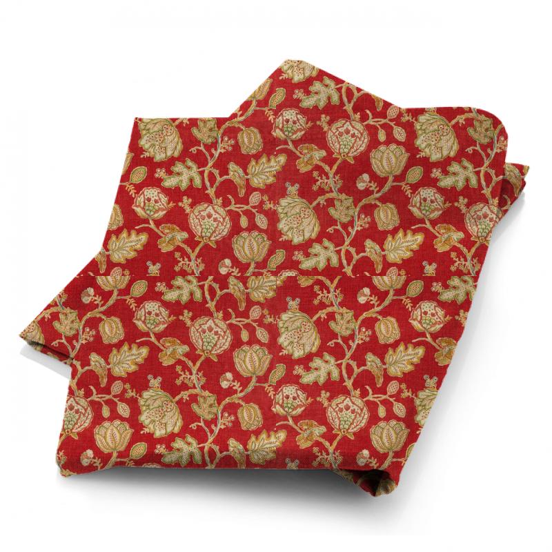 William Morris Morris Archive V Melsetter Fabrics Theodosia Red Fabric