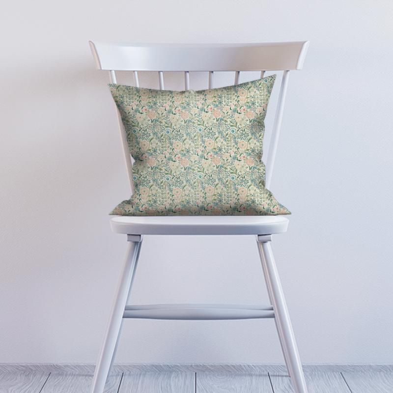 William Morris Morris Archive V Melsetter Fabrics Wilhelmina Ivory Cushion