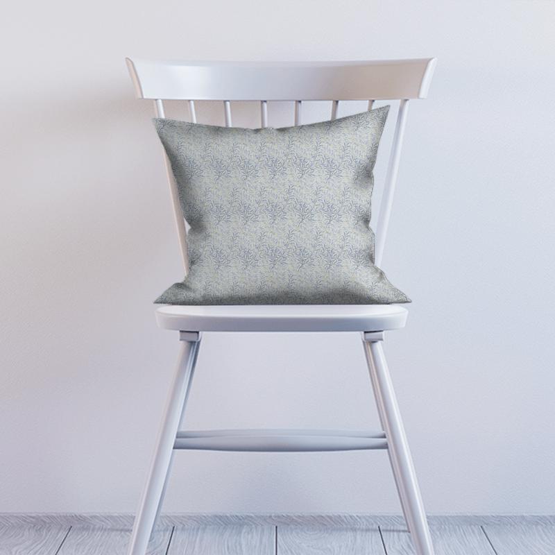 William Morris Morris Fabric Compendium I, II & III Willow Boughs China Blue/Cream Cushion