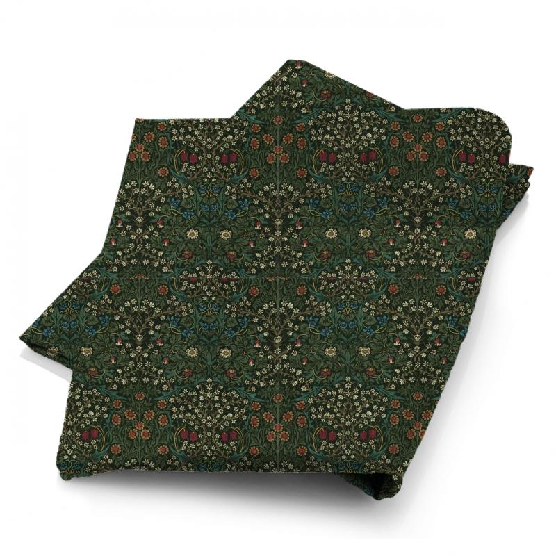 William Morris Morris Fabric Compendium I, II & III Blackthorn Green Morris Fabric