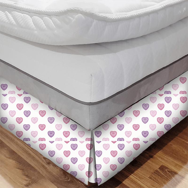 Harlequin All About Me Fabrics Sweet Heart Pink/Purple Bed Base Valance