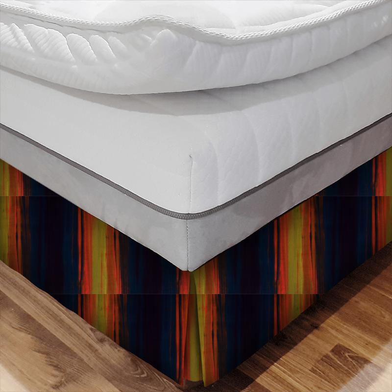 Harlequin Amazilia Velvets Amazilia Velvets Mustard / Papaya / Indigo Bed Base Valance
