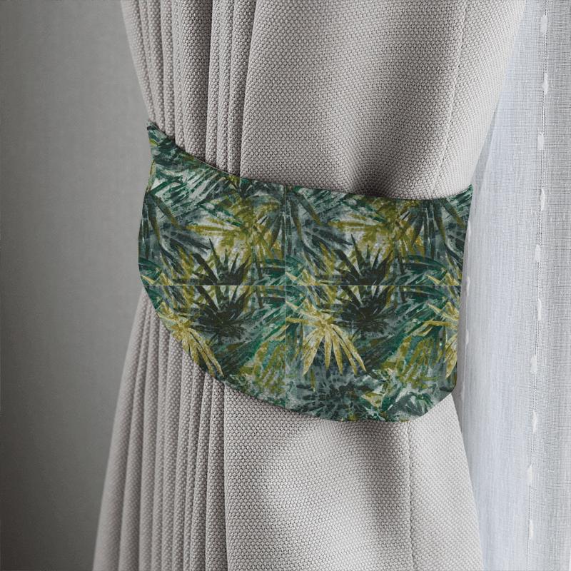 Harlequin Atelier Fabrics Celadon Emerald/Litchen Tieback