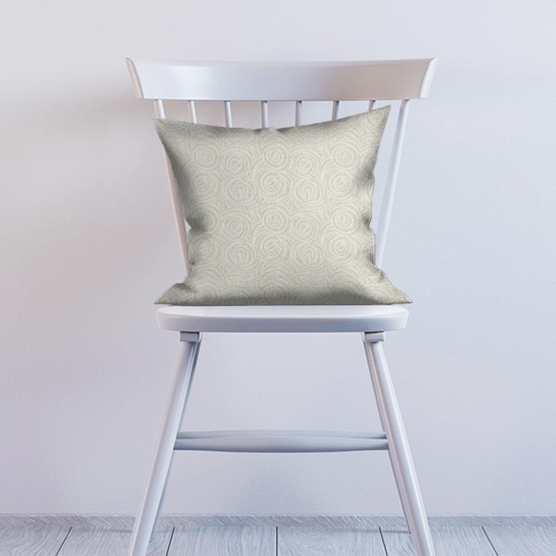 Harlequin Fragments Fractal Flax Cushion