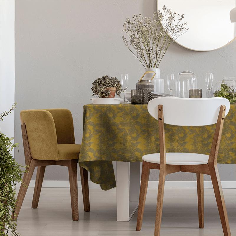 Harlequin Lucero Extravagance Saffron Tablecloth