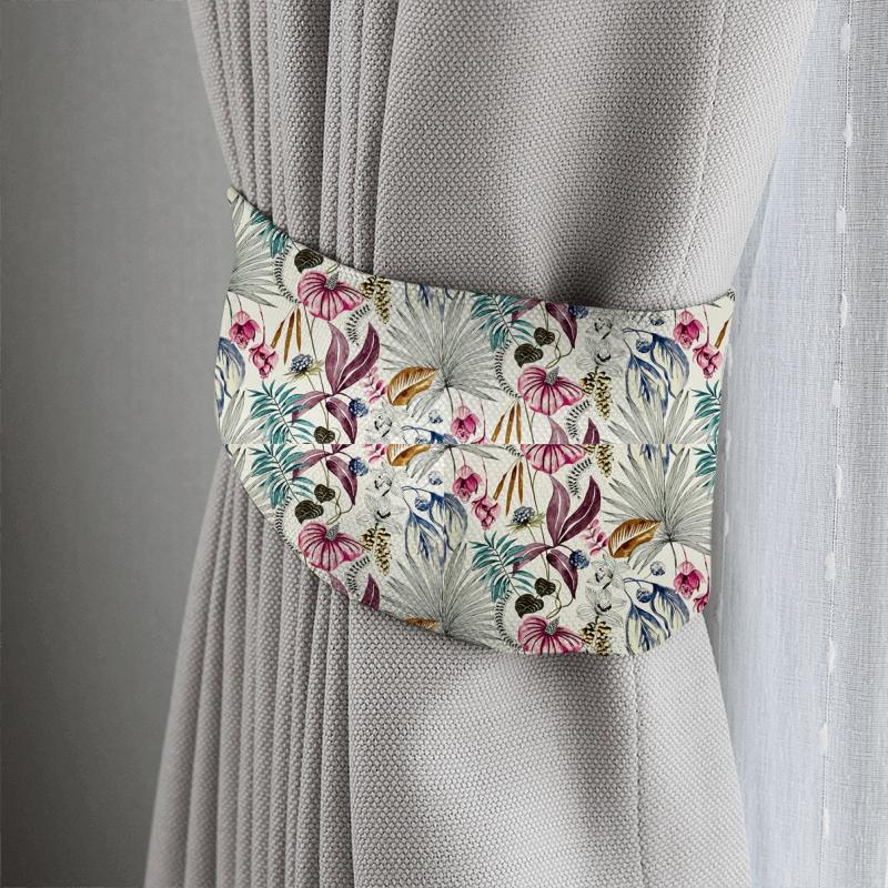 Harlequin Mirador Habanera Cerise/Honey/Marine Tieback