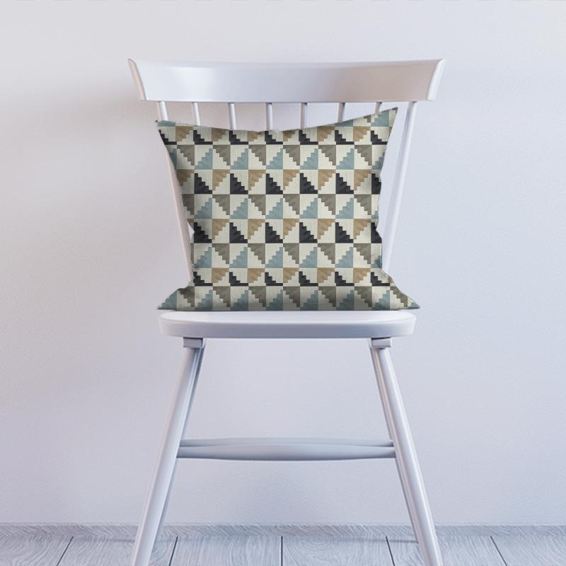 Mehari Sky/ Maize/ Charcoal Cushion Harlequin Mirador Mehari Sky/ Maize/ Charcoal Cushion