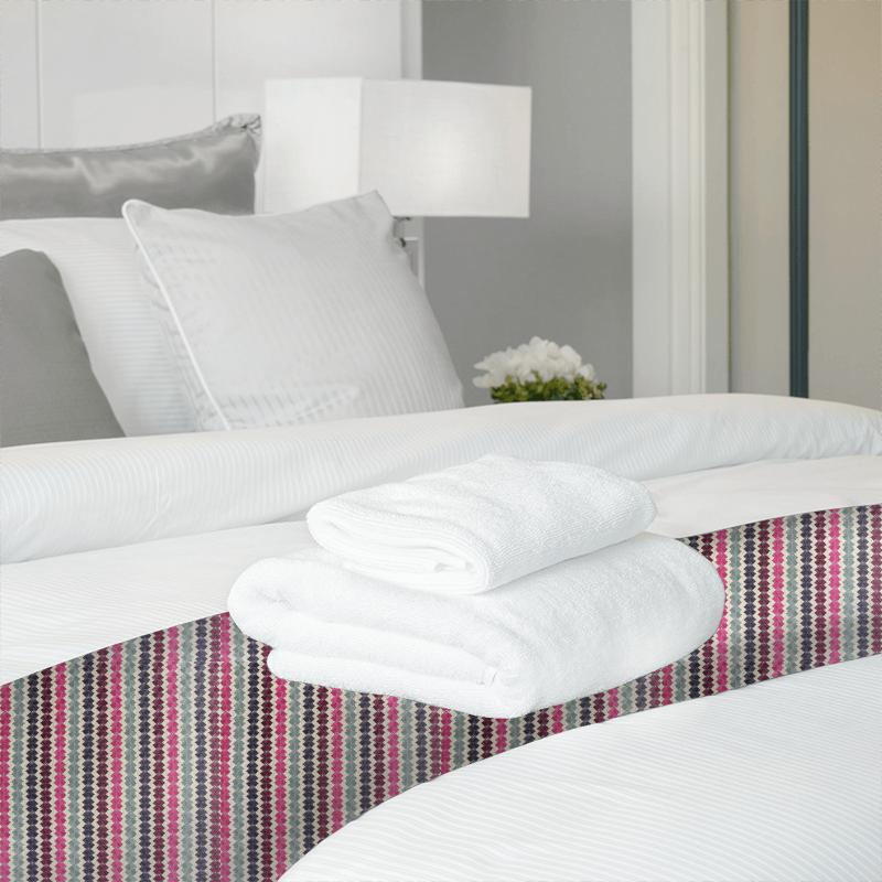 Harlequin Mirador Kalimba Seaglass/ Cerise/ Indigo Bed Runner