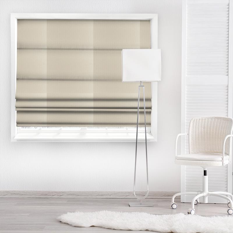 Harlequin Mirador Upholstery Sanara Wicker Made To Measure Roman Blind