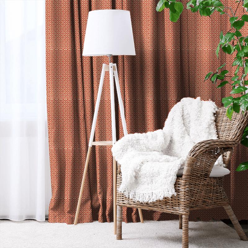 Harlequin Momentum 12 Cubica Cayenne Made To Measure Curtain