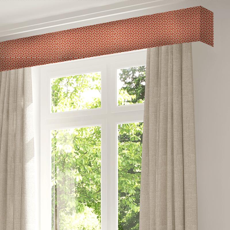 Harlequin Momentum 12 Cubica Cayenne Pelmet