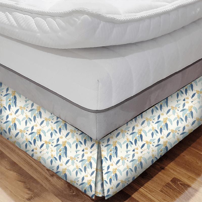 Harlequin Salinas Prints & Weaves Coppice Sarffron/Cobalt Bed Base Valance