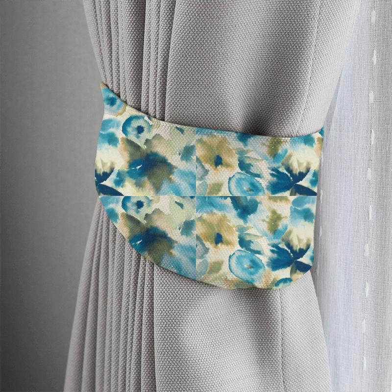 Harlequin Tresillo Fabrics Flores Sky/Emerald/Zest Tieback