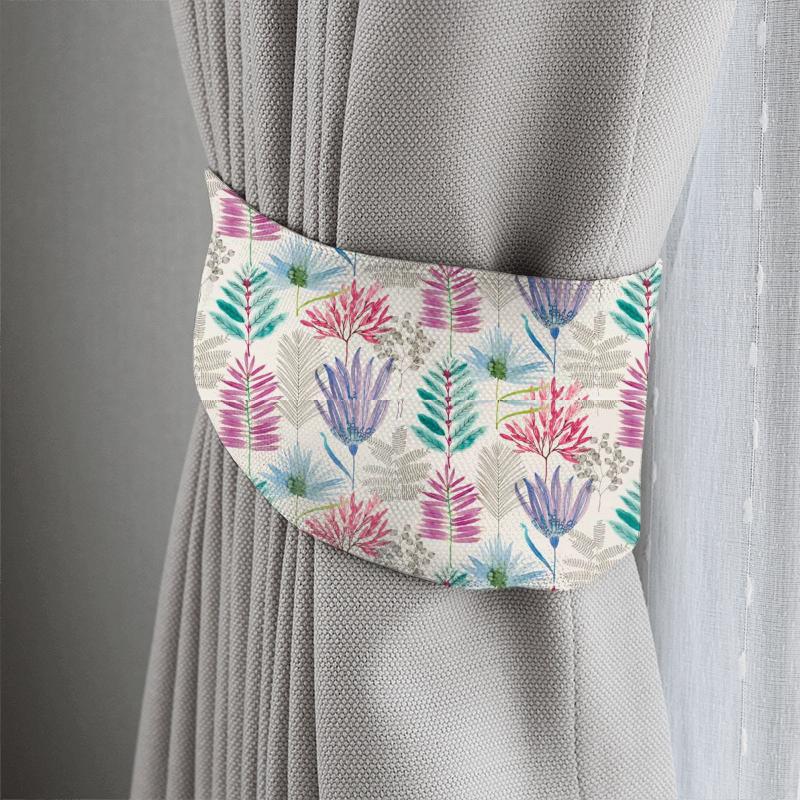 Harlequin ZAPARA Fabrics Yasuni Cerise/Lagoon Tieback