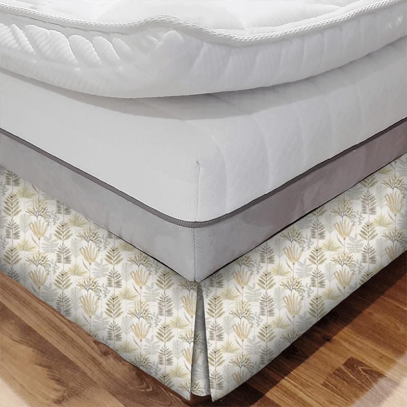 Harlequin ZAPARA Fabrics Yasuni Ochre/Linen Bed Base Valance