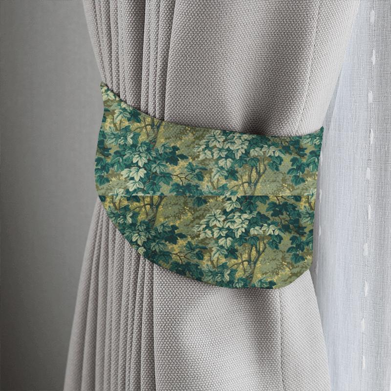 Zoffany Antiquary Richmond Park Velvet Evergreen Tieback