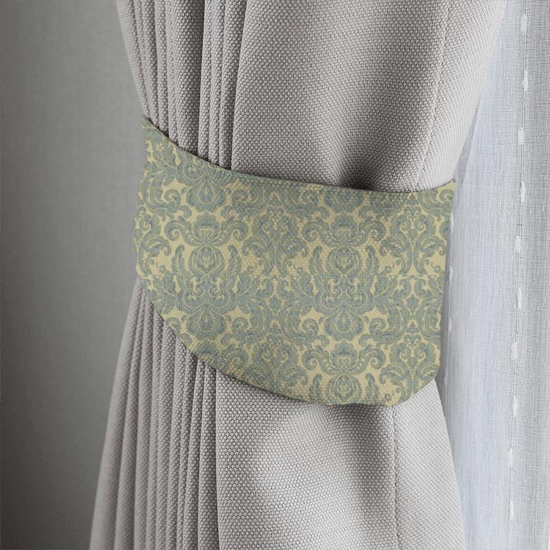 Zoffany Granducato Weave Brocatello Blue Zoffany Tieback