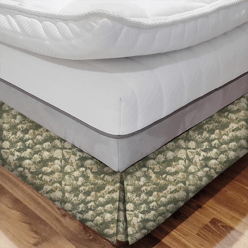 Zoffany Boleyn Iliad Moss Bed Base Valance