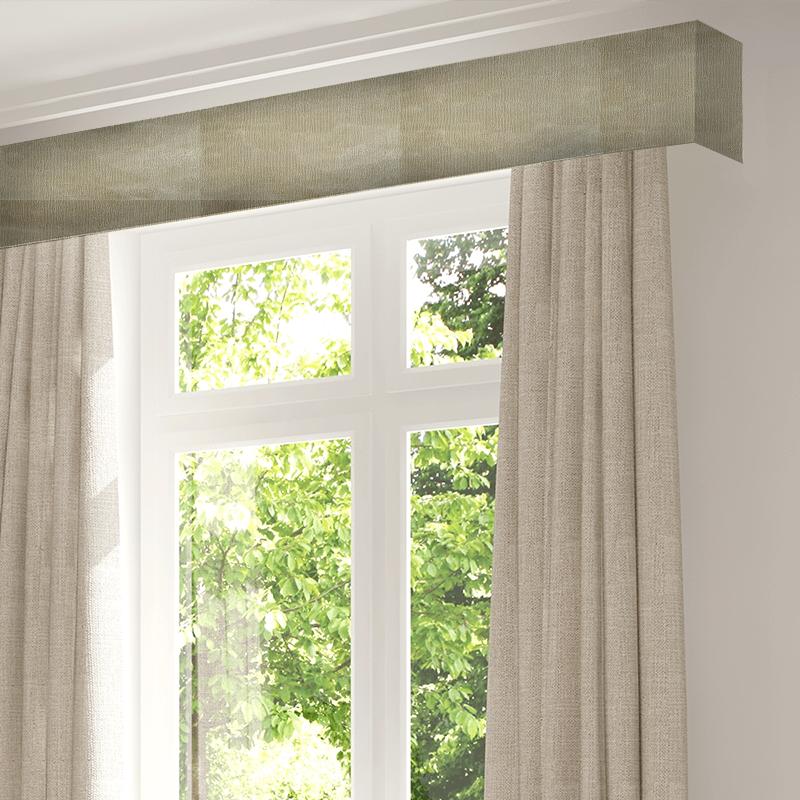 Zoffany Curzon Velvet Curzon Pale Linen Pelmet