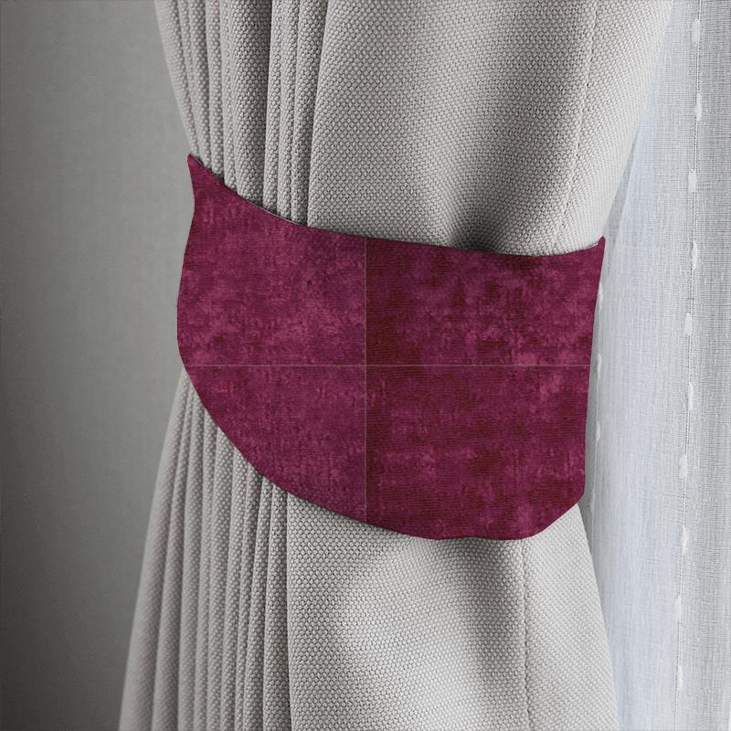 Curzon Burgundy Tieback Zoffany Curzon Velvet Curzon Burgundy Tieback