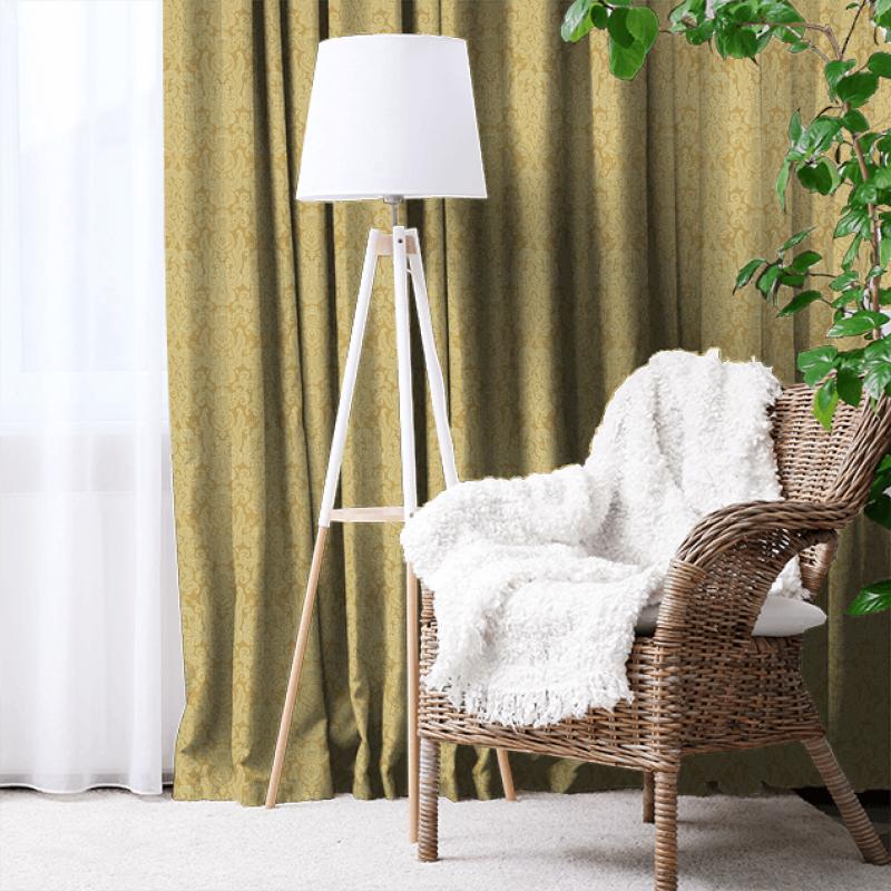 Zoffany Granducato Weave Zoffany Brocatello Beige/Gold Made To Measure Curtain
