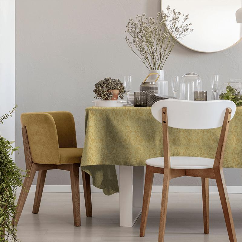 Zoffany Granducato Weave Zoffany Brocatello Beige/Gold Tablecloth